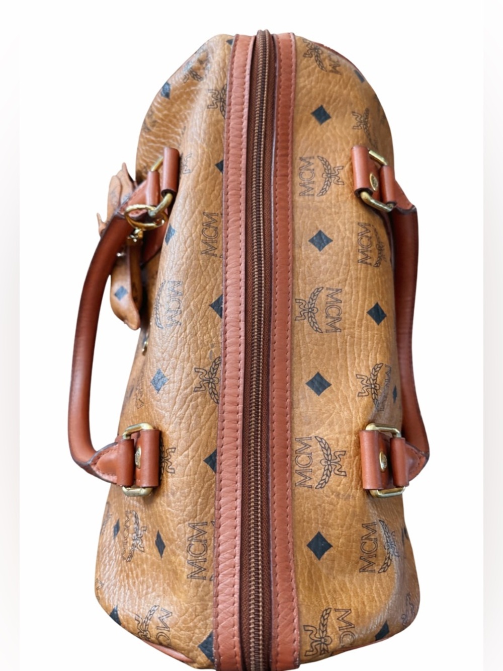 MCM Boston Bag - Cognac - Picture 8 of 11